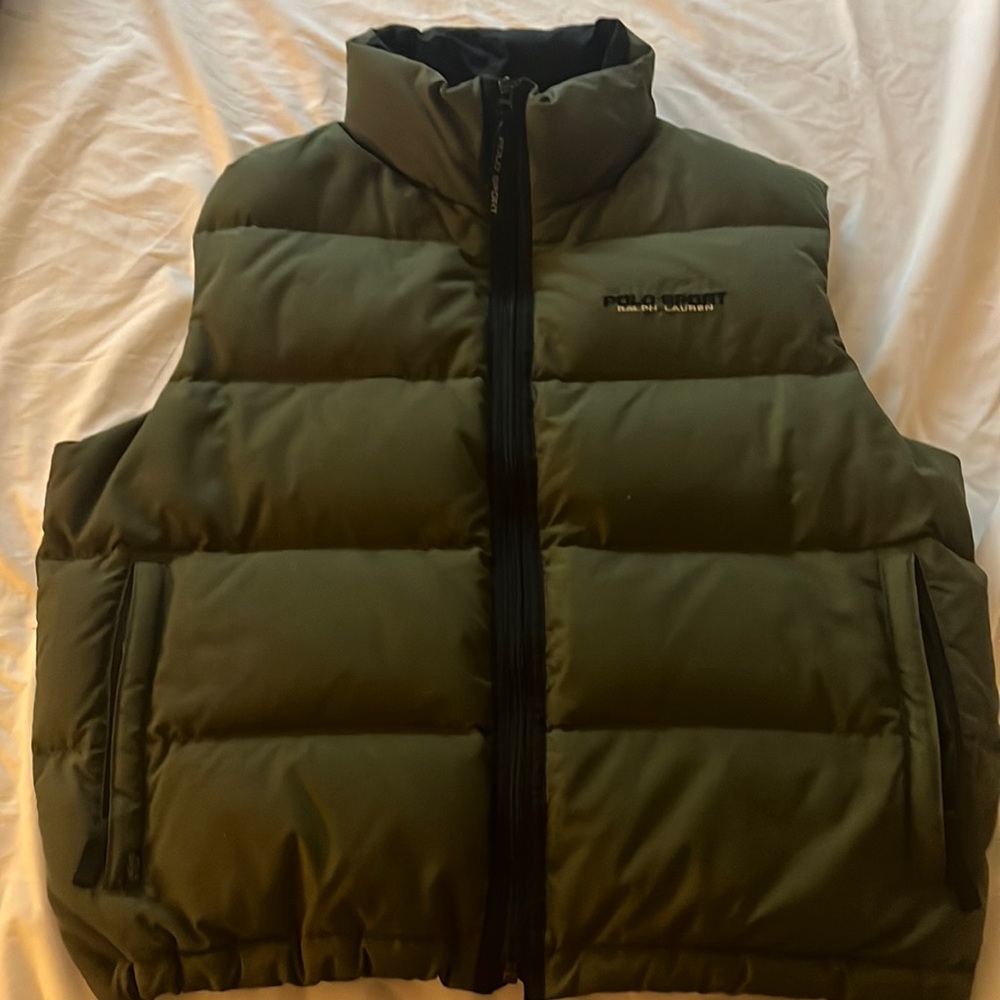 Army Green Ralph Lauren Vest